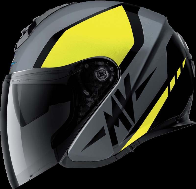 Il casco M1può essere adattato alle esigenze individuali. Le imbottiture interne possono essere adattate, la visiera può essere rimossa ed è disponibile in diversi colori e tonalità.