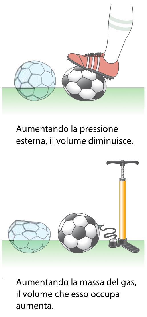 L equilibrio dei gas Lo stato di un gas in equilibrio è caratterizzato dai valori di quattro grandezze: pressione, volume, temperatura e quantità di gas Una trasformazione fa passare il gas da uno