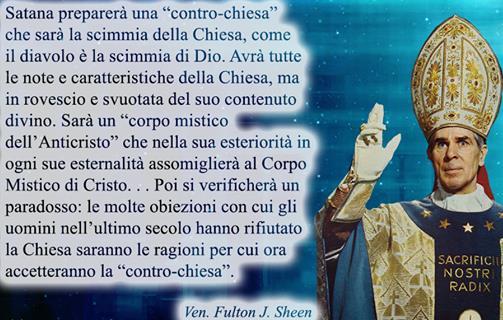 suo inganno, poiché molti cattolici erano scandalizzati dalle sue riforme distruttrici, l antipapa Montini pronunciò la professione di fede, gettando fumo negli occhi dei cattolici, facendogli