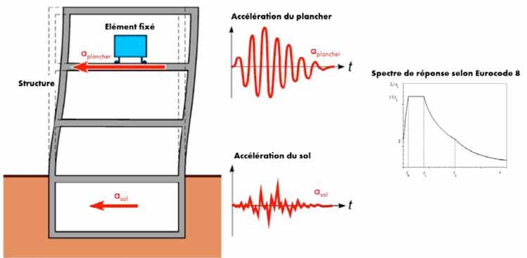 L evento sismico si manifesta mediante un accelerazione al suolo in direzione orizzontale e verticale, il cui valore deve essere calcolato in base alla normativa di riferimento.