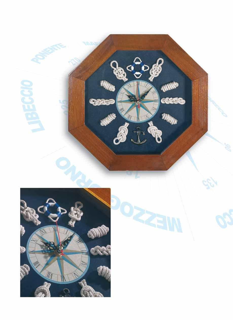 promotional concept/promotional concept/promotional concept/promotional concept PC 285 OROLOGIO MARINE in legno pregiato interno con riproduzioni di