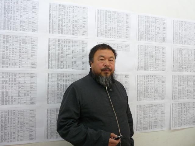Ai Weiwei Elenco dei 5826 nomi