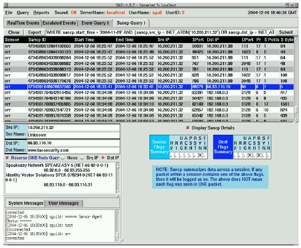 219 Tool di analisi SGUIL (The Analyst Console for Network Security Monitoring) http://sguil.