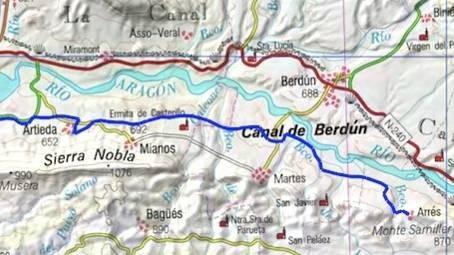 DE ARRES A ARTIEDA : 19km Si scende duro (300m di dislivello), ponte, salita, pianura, si prosegue per Pardina de solano, Boriguela, nuova deviazione in salita a sx, scorta d'acqua.