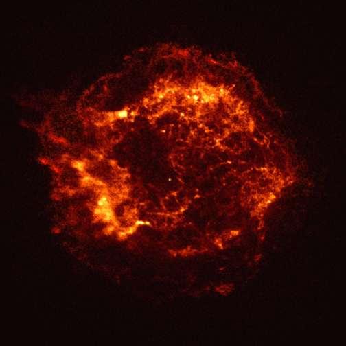 Cassiopeia A Supernova esplosa circa 250 anni fa.