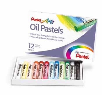 PHN Pastelli ad olio - Pastelli 8 - Colori brillanti resistenti alla luce - Facili da
