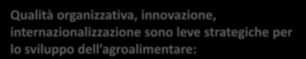 Credito e crisi economica Qualità organizzativa, innovazione,