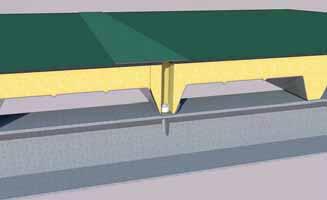 Isodeck Bit Pannello progettato per la realizzazione di coperture piane o a bassa pendenza,