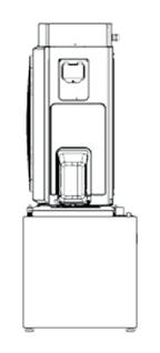 adhesive of 3 thick Possibility of installing and expansion tank 18 l (optional) Discharge valve included as standard N.