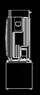 adhesive of 3 thick Possibility of installing and expansion tank 18 l (optional) Discharge valve included as standard N.