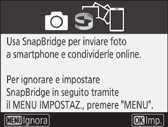 Una fotocamera D7500 e uno smart device Android sono utilizzati per scopi illustrativi nelle istruzioni che seguono.