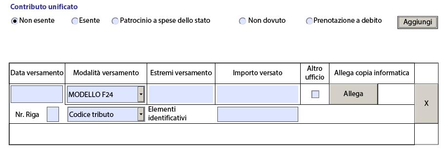 Vanno indicati i dati relativi al versamento: La Data versamento è quella in cui è effettivamente avvenuto il pagamento, come attestato dalla quietanza La Modalità versamento dal 1 gennaio 2018 è