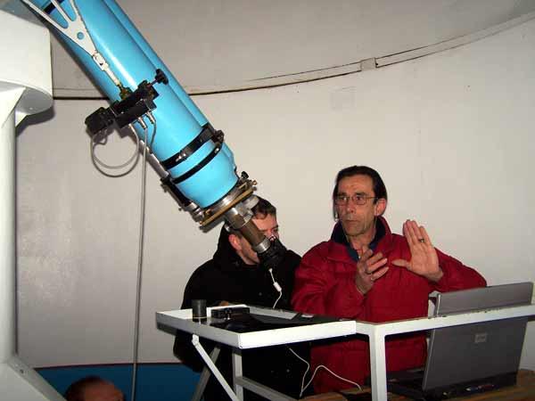 Erano presenti anche alcuni componenti dello staff dell erigendo Osservatorio di Cervarezza (RE), che a breve disporrà di un riflettore di 60cm.