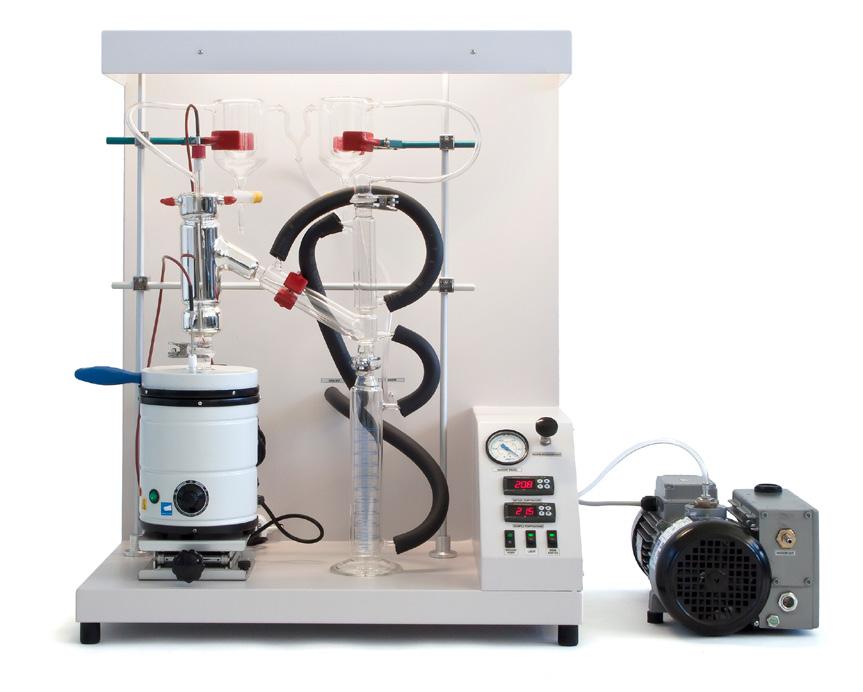 Analizzatori manuali e semi-automatici: Distillazione Distillazione sotto vuoto ASTM D1160 Procedura per determinare, da pressione ridotta fino al vuoto teorico, l estensione del punto di ebollizione