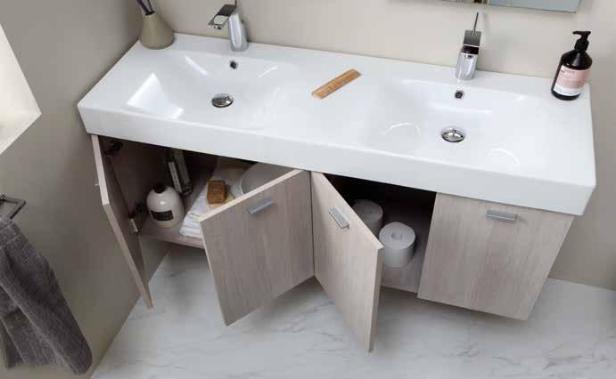 COLLECTION. CENTO Two basins is meglio che one.