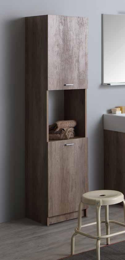 COLONNA SOSPESA WALL-HUNG CUPBOARD COLONNA IN LEGNO MASSELLO FRASSINO SOLID