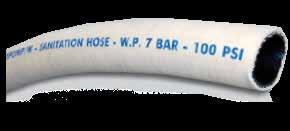 SANIPOMP/W Tubo in gomma spiralato liscio flessibile e robusto impiegato come collegamento per lo scarico dei WC delle imbarcazioni: prerogativa è quella di limitare la propagazione degli odori