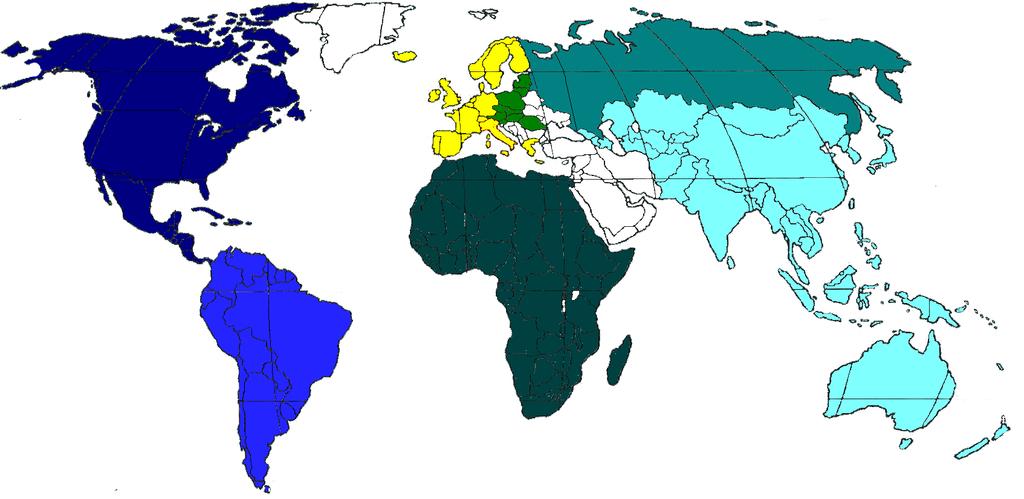 VCL: cresce la produzione nel Mondo (17 mio per +8,7%), salvo in Europa Occ. (-11,3%) e Sud America (-5,2%). Produzione veicoli comm. leggeri 2012 (assoluta e var.