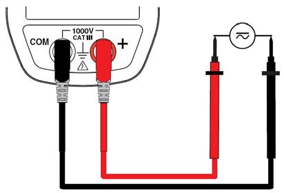 3.14.2 Misura del THD e della frequenza della fondamentale in intensità 1. Posizionate il commutatore su e premete a lungo (>2s) il tasto. Si visualizza il simbolo THD f.