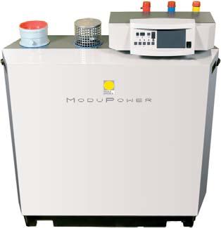 ModuPower 21 Caratteristiche Caldaia a basamento con scambiatore termico in alluminio-silicio Bruciatore in acciaio inox, con superficie in fibra metallica per la combustione del metano a bassa
