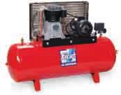 Compressori d aria con trasmissione a cinghia Belt driven air compressors 1000 39 B 200 F 1460 57.5 mm ins 460 17.9 Type Kg m 3 B 200-410 F 110 B 200-480 F 140 B 200-510 F 130 0.