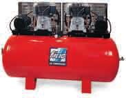 Compressori d aria con trasmissione a cinghia Belt driven air compressors 1600 62.4 BT 900 2150 83.8 mm ins 800 31.2 Type Kg m 3 BT 900-1700 445 3.276 BT 900-1960 488 Lt. db () Grup./Pump Cil./St.