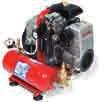 Motocompressori Petrol engine air compressors 435 16.7 S 1506 445 17.4 mm ins 520 20.3 Type Kg m 3 S1506 22 0.114 Lt. db () Grup./Pump Cil./St. l /min C.F.M. m 3 /h bar psi HP min-1 S1506 1446320000 1.