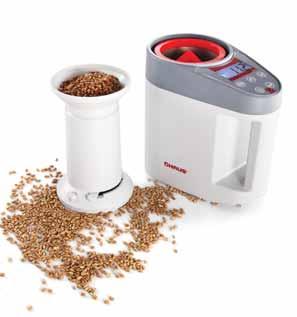 - range: 3-45% - repeatability: 0,2% - sample volume: 220 ml - operation: n 4 batteries AA 46920 46920 Misuratore di umidità per cereali Funzionamento molto semplice: selezionare il tipo di cereale