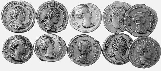 Caracalla (2 tipi diversi), Alessandro Severo SPL 180 3776 - Lotto di 3 denari: S.