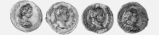 Giulia Domna e Gordiano III MB qbb 60 3780 - Lotto di 3 denari: Settimio Severo,