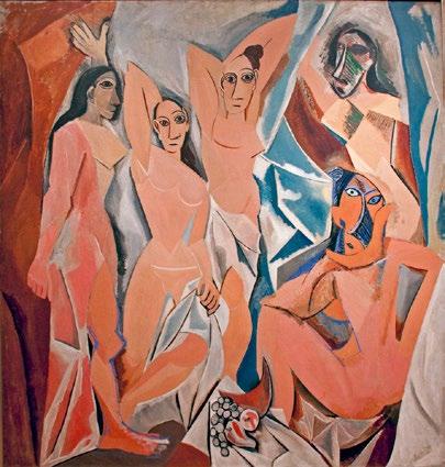 Pablo Picasso, Les demoiselles d Avignon, 1907 Uno dei primi esempi di cubismo.
