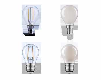 NOVITA DIM Lampada LED a filamento Mini Globe La classica forma della lampada a incandescenza semplifica la sostituzione Avvio istantaneo con il 100% della luce all accensione Adatta a creare