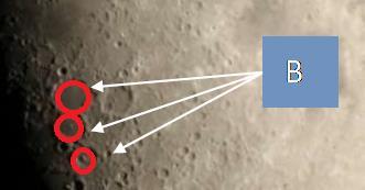 17 Guardando l immagine quale di questi crateri è possibile misurare?