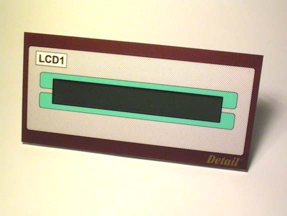 Pannelli terminali Detail LCD1 LCD1 Visualizzatore LCD 2x20 crt + seriale RS48 INTRODUZIONE Il visualizzatore LCD1 è composto da un LCD di tipo retroilluminato costituito da 2 righe da 20 caratteri