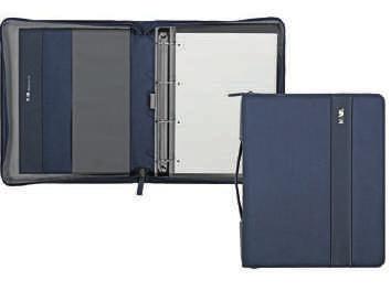 Ampia tasca porta tablet, tasca porta documenti, 3  A4 zip