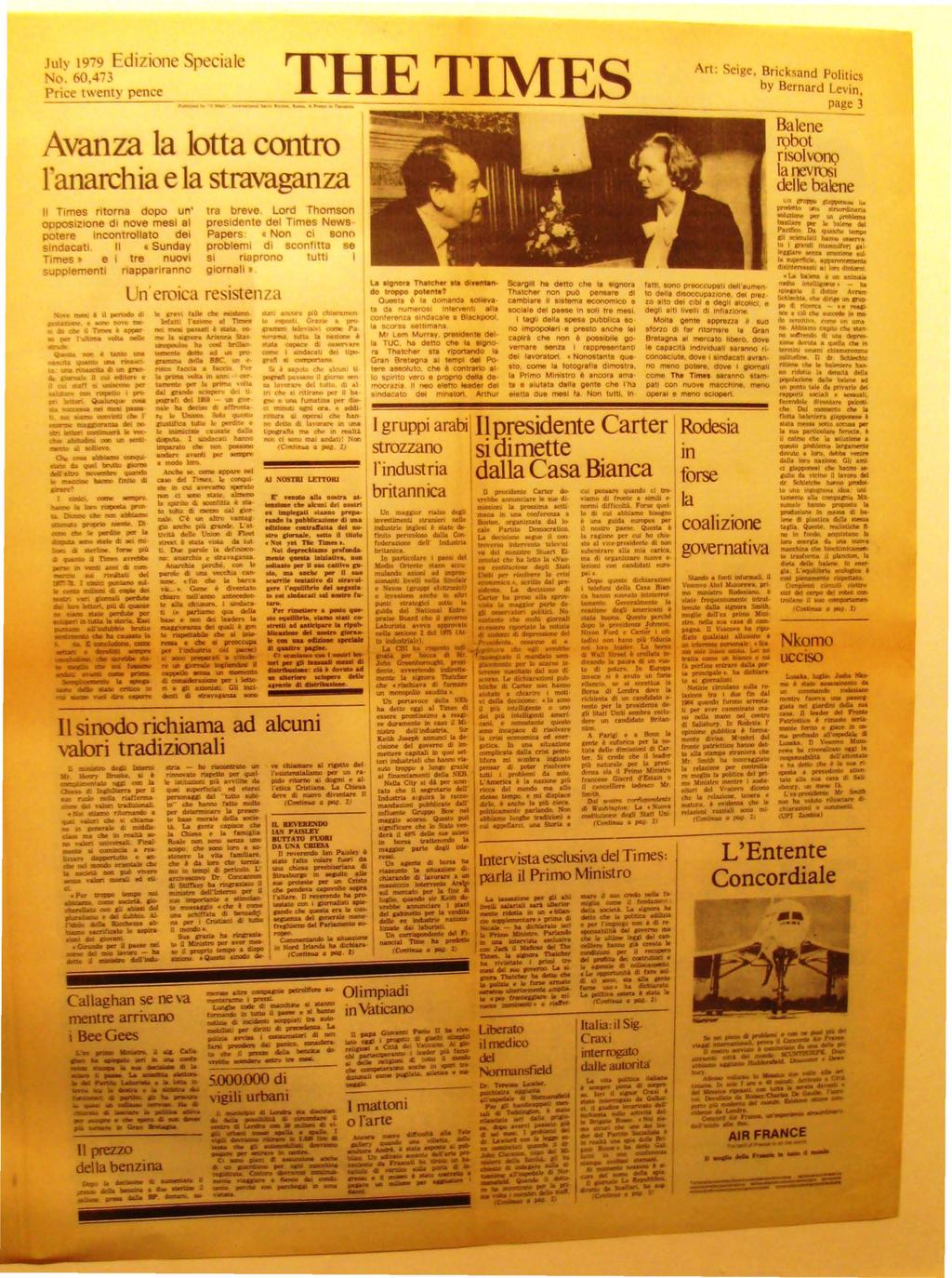 July 1979 Edizione Speciale No.
