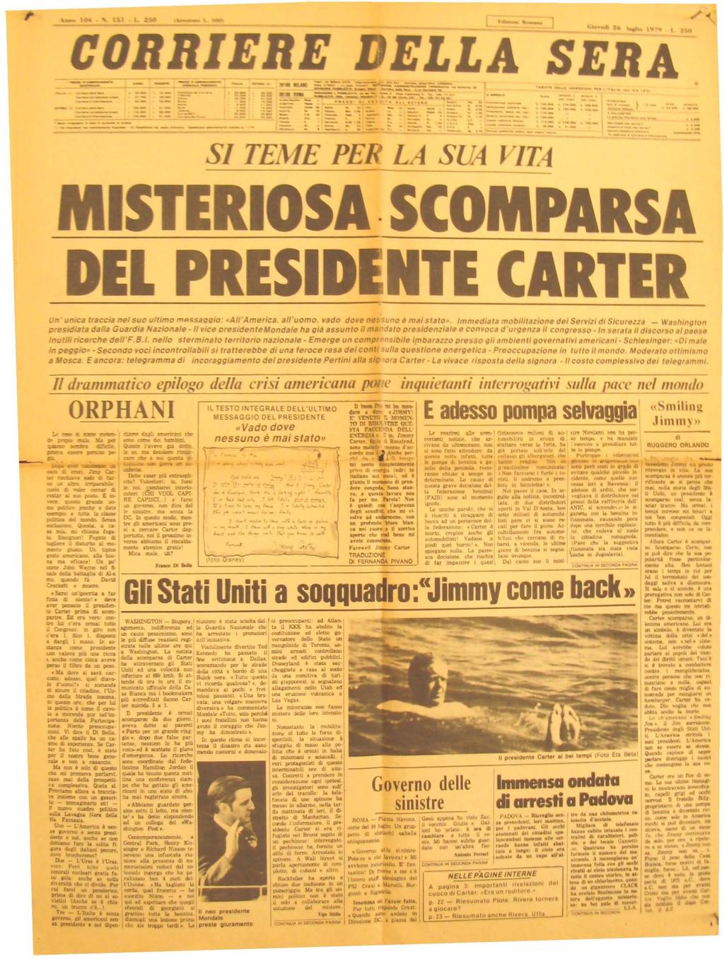 ~. =. E. E,. :. SI TEAIE PE ELLA ~ o. '. '.. ~ "" L~4 SL:4 J IrA, E.. ',...,.. PRESI TE CARTE!.In lj'1ic6 traccja nei suo ultimo mpssbggio.' All'America,./ruomo. vado dove ntlssuno tt m~; stato.