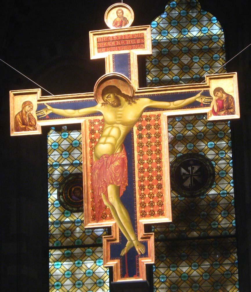 è raffigurata l unzione di Cristo, deposto dalla croce su un lenzuolo: il corpo è interamente nudo e le mani si incrociano a coprire il basso ventre. Non si vedono i pollici.