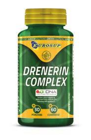 DRENERIN COMPLEX Drenante 1 Depurativo 2 Funzionalità microcircolo 3 Contiene estratti vegetali da specie identificate mediante DNA Barcoding (vedi ingredienti 1 ) CELLUVEN 1.