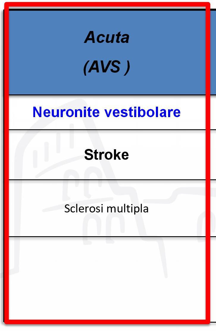 vestibolare Sclerosi multipla Emicrania vestibolare TIA vertebro-basilare