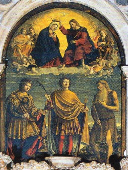 - 130 - sl. 86 Girolamo da Santa Croce, Krunidba Bogorodice, sv.