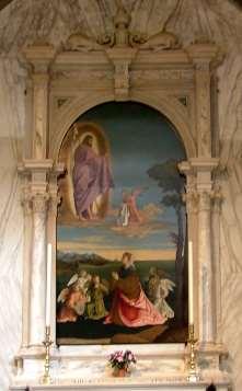stoljeća, a kao jedan od najranijih primjera navodi oltar u crkvi Santa Maria dei Carceri u Pratu (oko 1508.) Giulliana da Sangalla. Premerl 2004., str. 96. - 113.