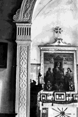 - 309 - Slika se izvorno nalazila u kapeli obitelji Scaligeri (poslije Benedetti). Na tom je mjestu stajala do početka dvadesetog stoljeća, zajedno s dijelom pripadajućeg drvenog, renesansnog okvira.