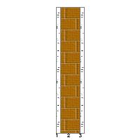 CARATTERISTICHE TERMICHE E IGROMETRICHE DEI COMPONENTI OPACHI secondo UNI EN 12831 - UNI EN ISO 6946 - UNI EN ISO 13370 Descrizione della struttura: Parete interna Codice: M4 Trasmittanza termica