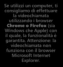 Come effettuare una videochiamata perfetta da PC 1 2 3 @ 8 Affinché la videochiamata possa essere un