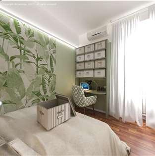 L impiego del colore chiaro viene utilizzato da Lia Lovisolo nel progetto di restyling di una camera da letto con superfice irregolare e soffitti molto alti.