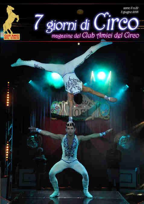 E' uscita 'Sette giorni di Circo' - 3 Giugno 2018 06 Giugno 2018 Come ogni settimana è uscita 'Sette giorni di Circo', la Newsletter del Club Amici del Circo!