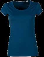 fit XS-S-M-L-XL-XXL - Imballo: 100pz Blu Denim Nero Steel Grey YOUNG LADY T-shirt sfiancata da