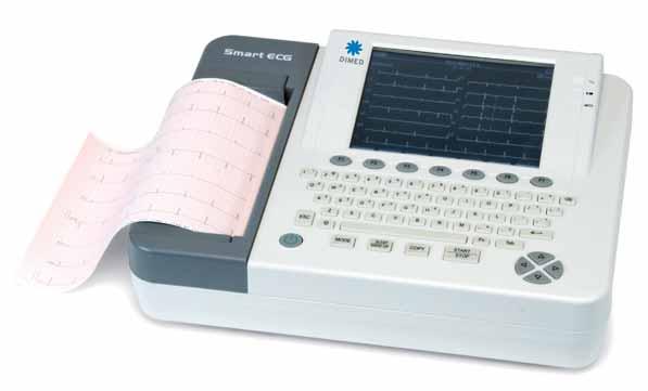 Elettrocardiografo 6/12 canali SE-1200 - Interpretativo 0123 Display 8.4" a colori touch screen Esportazione dati tramite USB in formato "DAT e PDF" Cod.