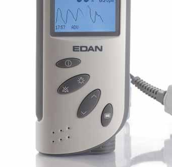 Modulo temperatura integrato, sonda in dotazione Pulsiossimetro di grande affidabilità e precisione, leggero, compatto e idoneo per il monitoraggio di adulti,